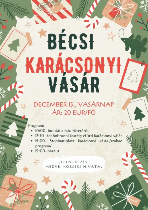 Bécsi karácsonyi vásár-kirándulás