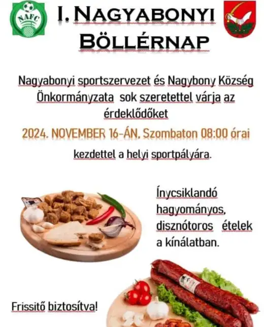 I. Nagyabonyi böllérnap