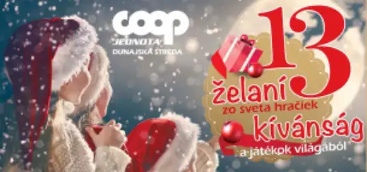 COOP JEDNOTA: 13 kívánság