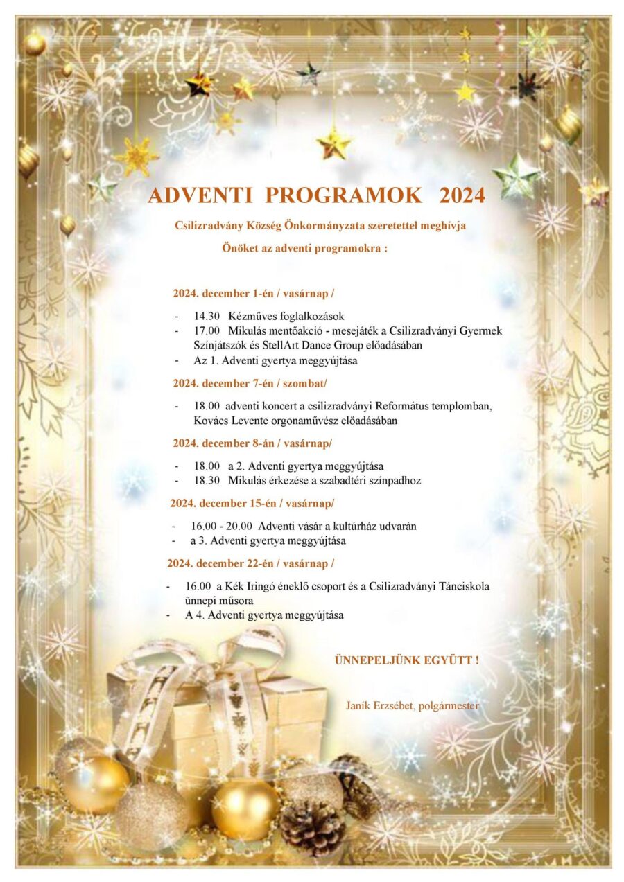 Adventi program