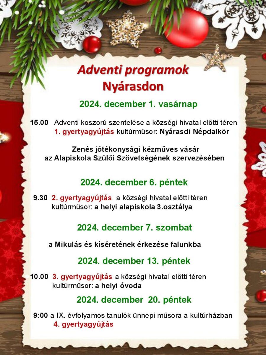 Adventi program