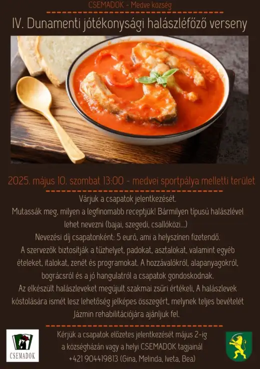 IV. Dunamenti jótékonysági halászléfőző verseny
