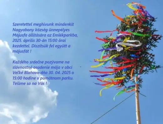 Májusfa állítás-Nagyabony