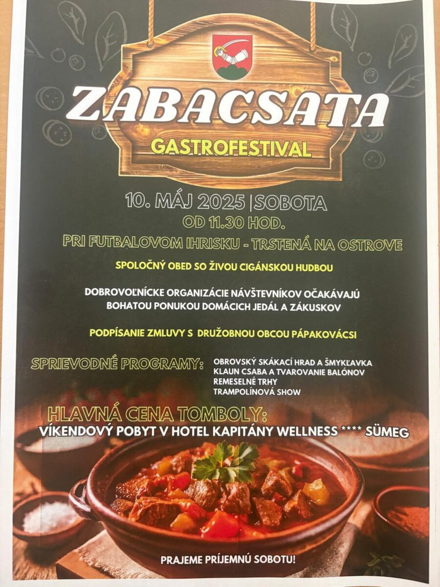Zabacsata-Gasztrofesztivál 2025