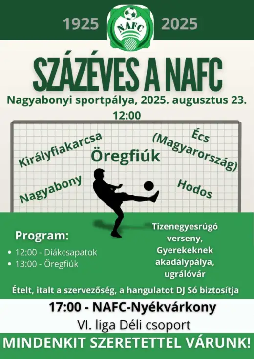 Százéves a NAFC