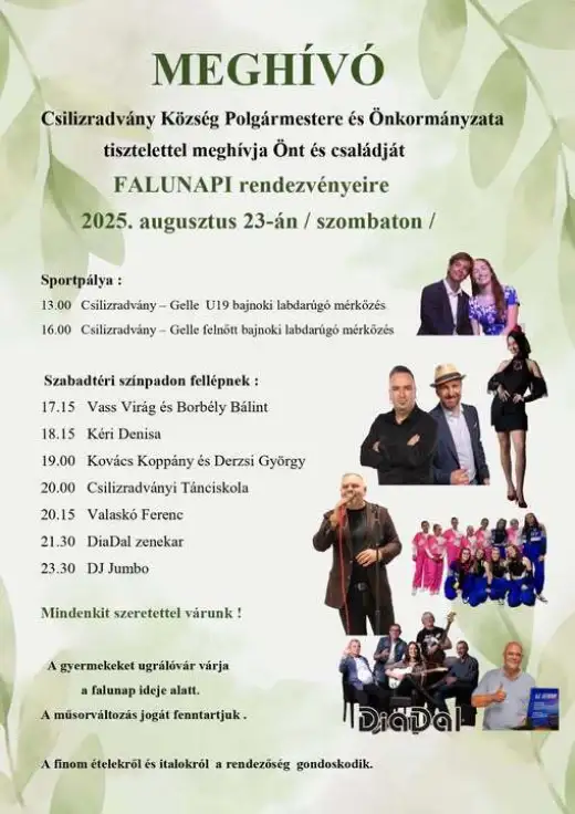 Csilizradványi falunap