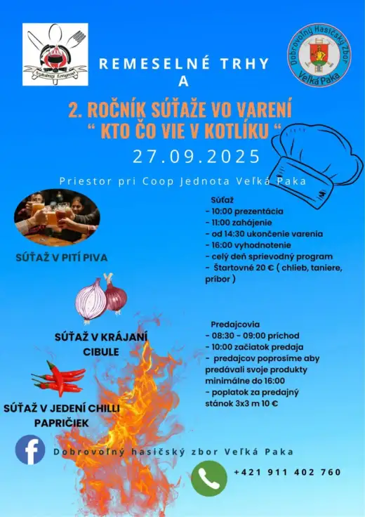 Kézműves vásár és 2. bográcsos főzőverseny