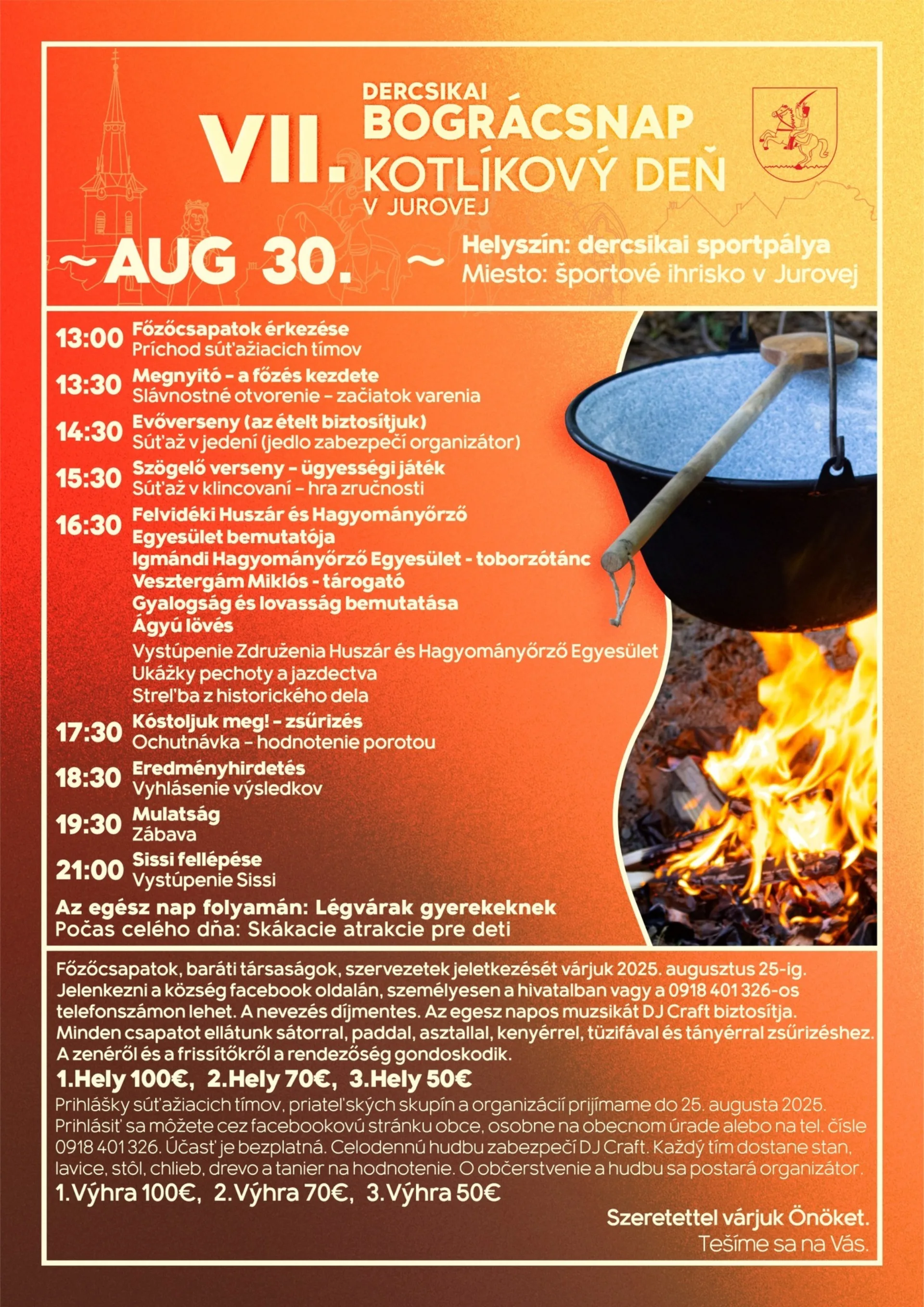 7. Dercsikai bográcsnap