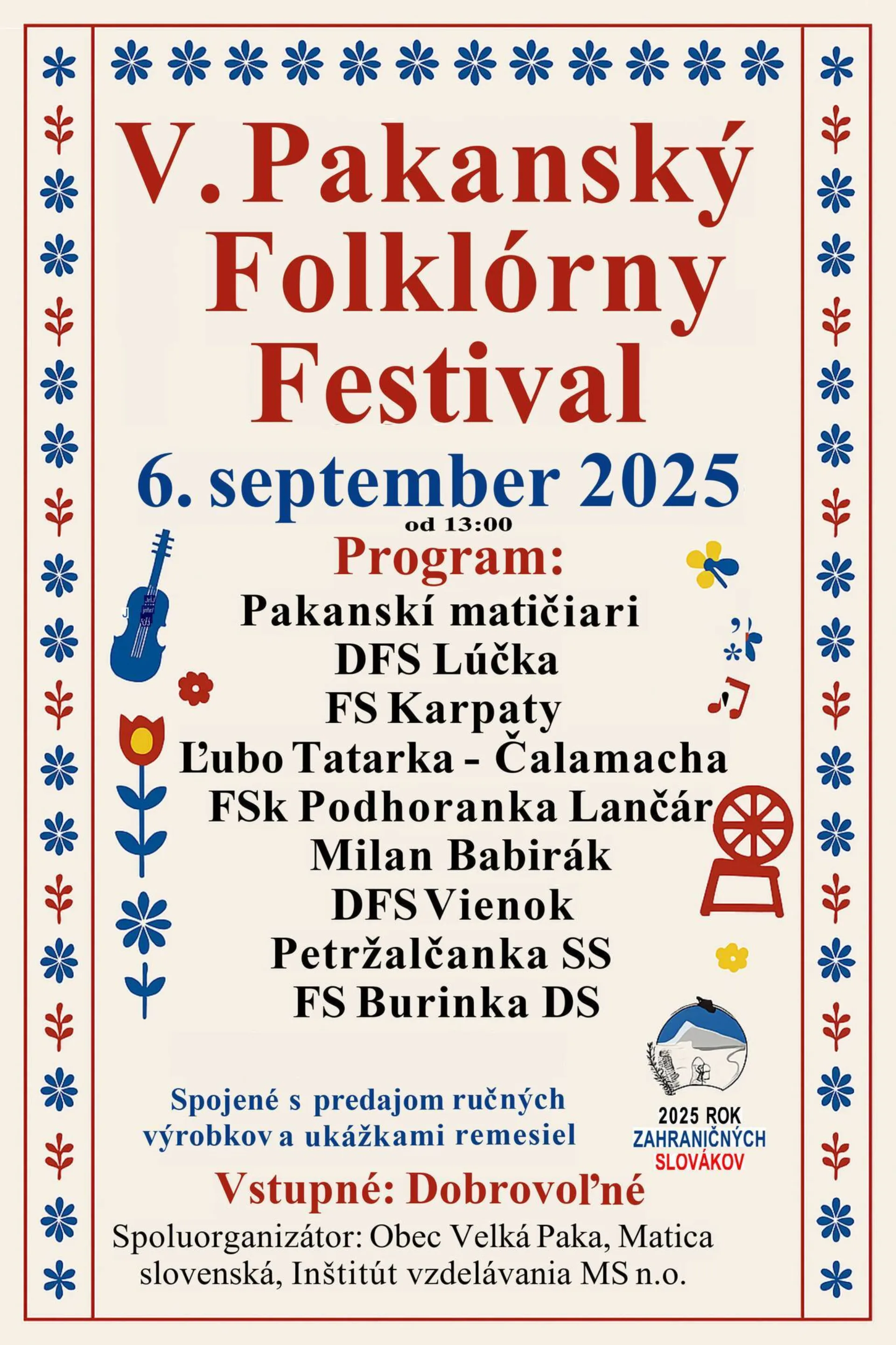 V. Pakai folklór fesztivál