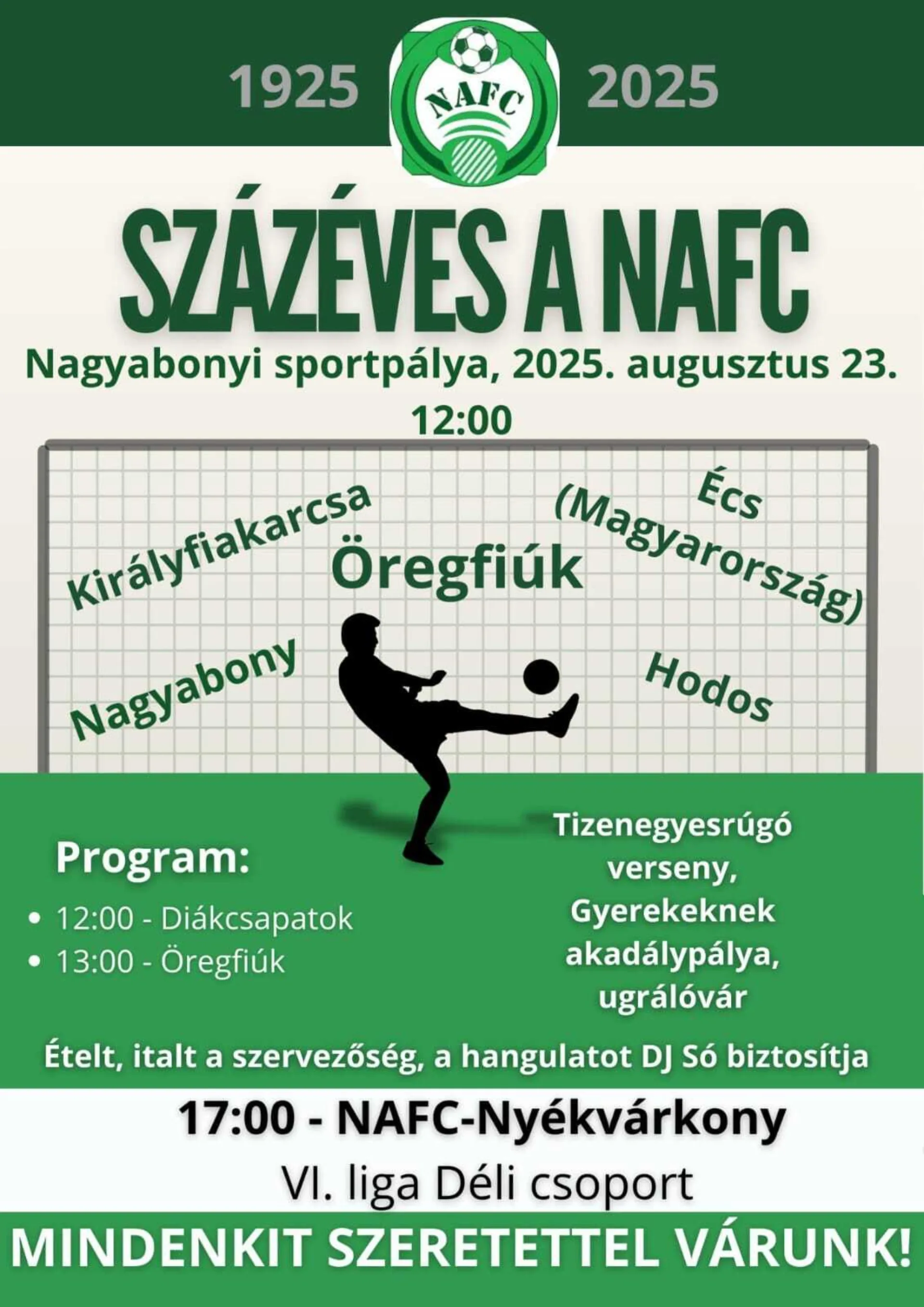 Százéves a NAFC