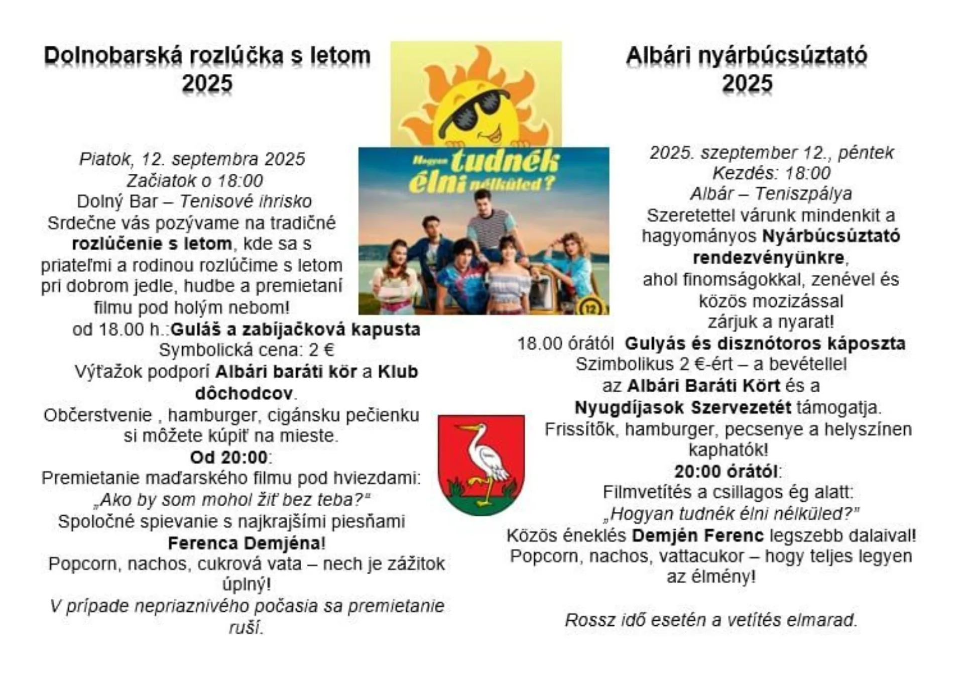 Albári nyárbúcsúztató 2025