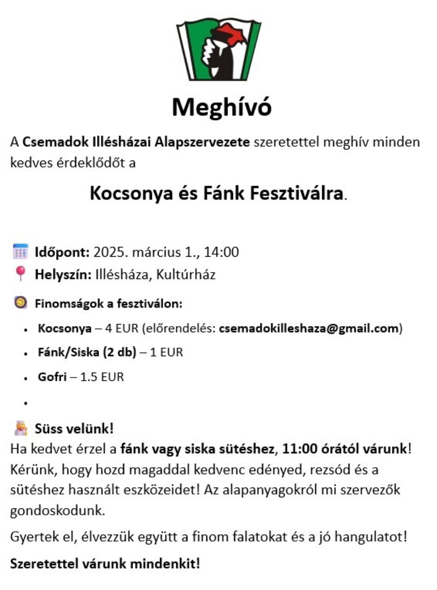 Kocsonya és Fánk Fesztivál