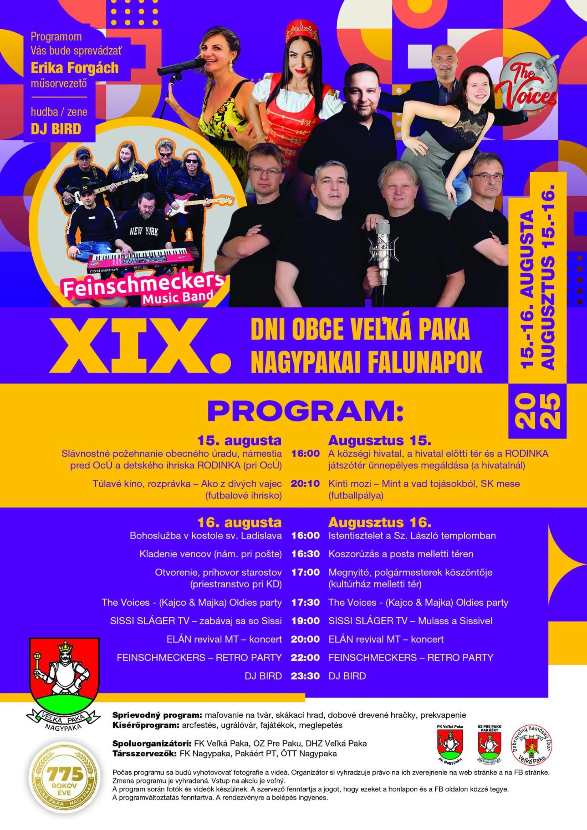 XIX. Nagypakai falunapok