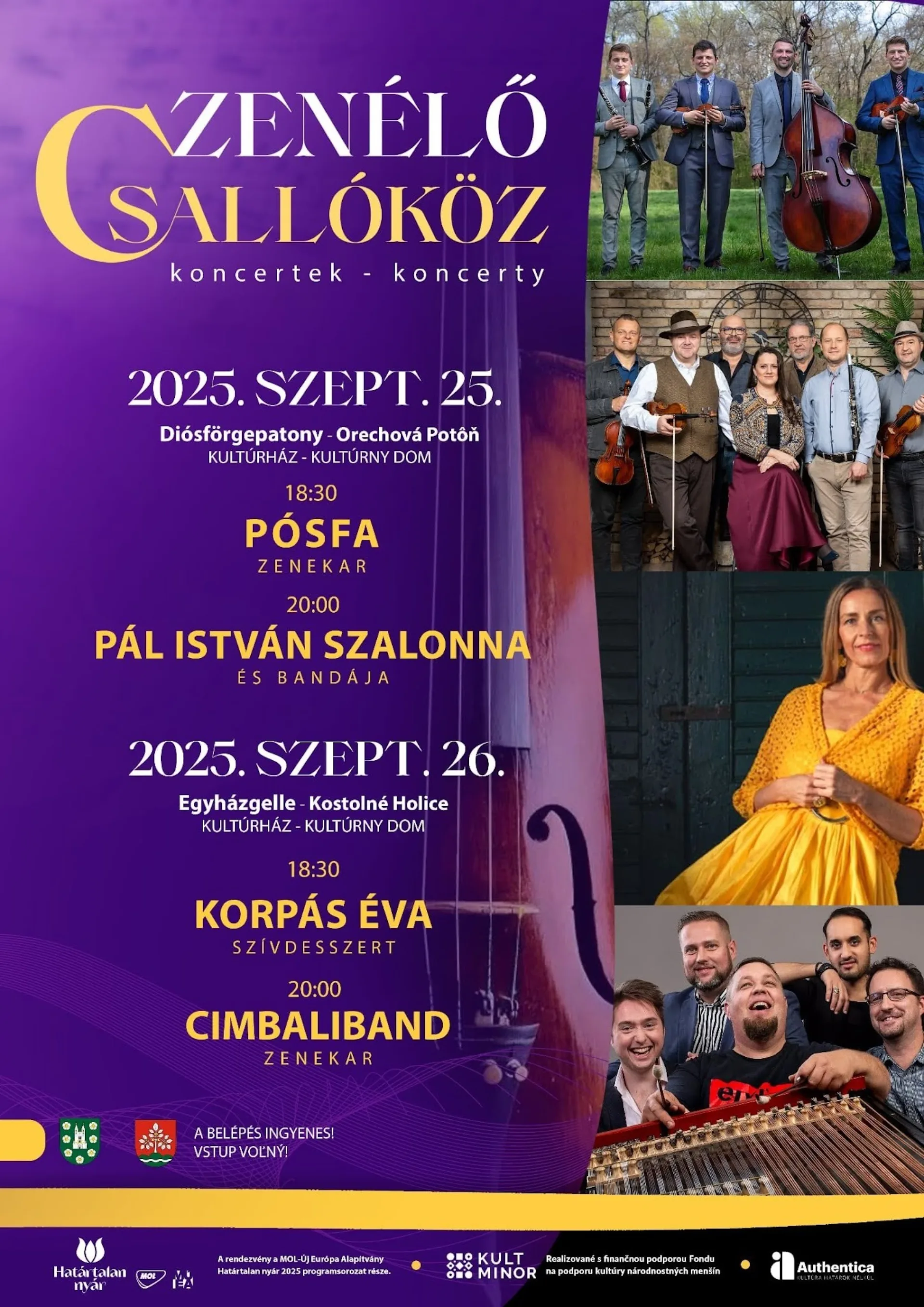 Zenélő Csallóköz-koncertek