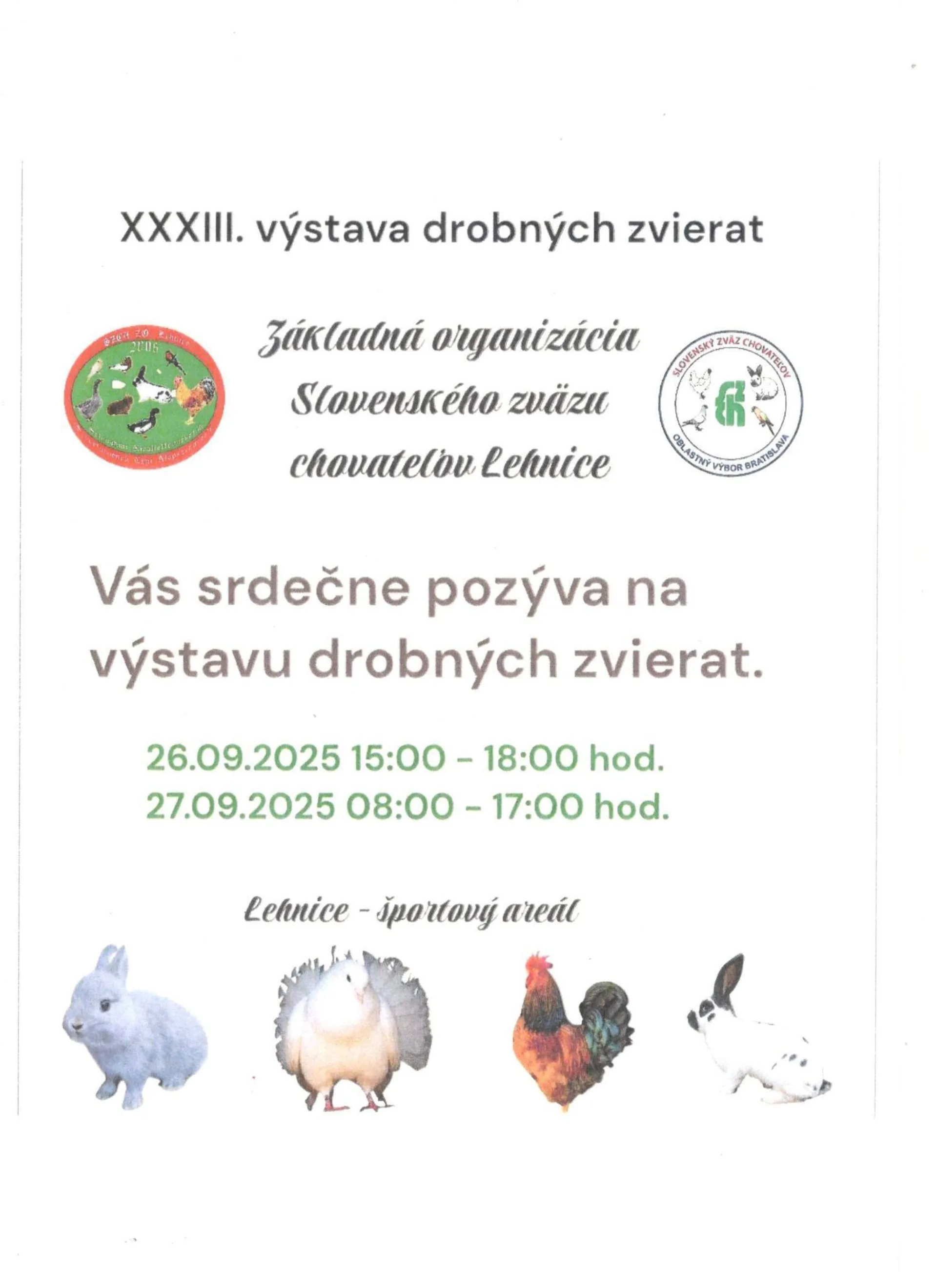 XXXIII. Kisállat kiállítás