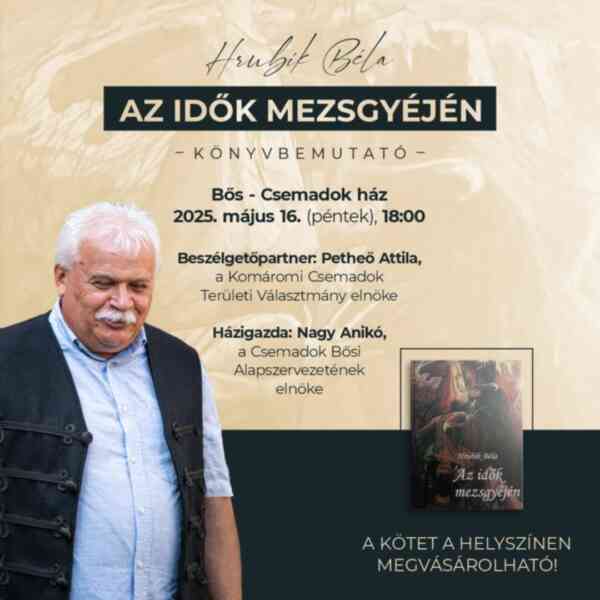 Könyvbemutató: Hrubík Béla-Az idők mezsgyéjén