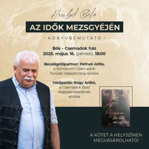 Könyvbemutató: Hrubík Béla-Az idők mezsgyéjén