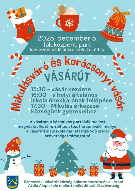 Mikulásváró és karácsonyi vásár