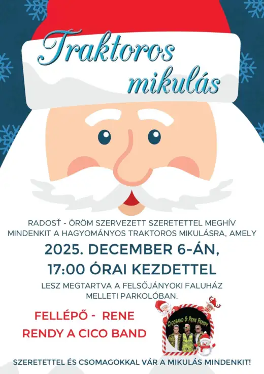 Traktoros Mikulás