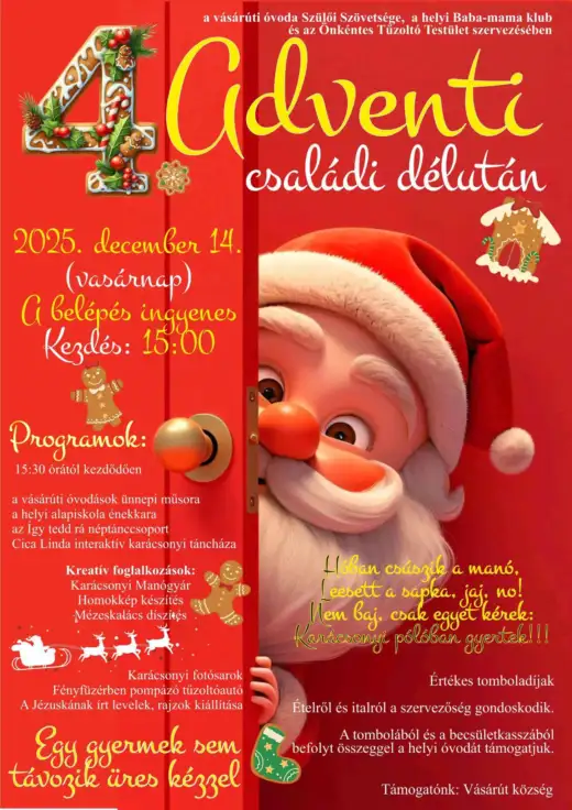 4. Adventi családi délután