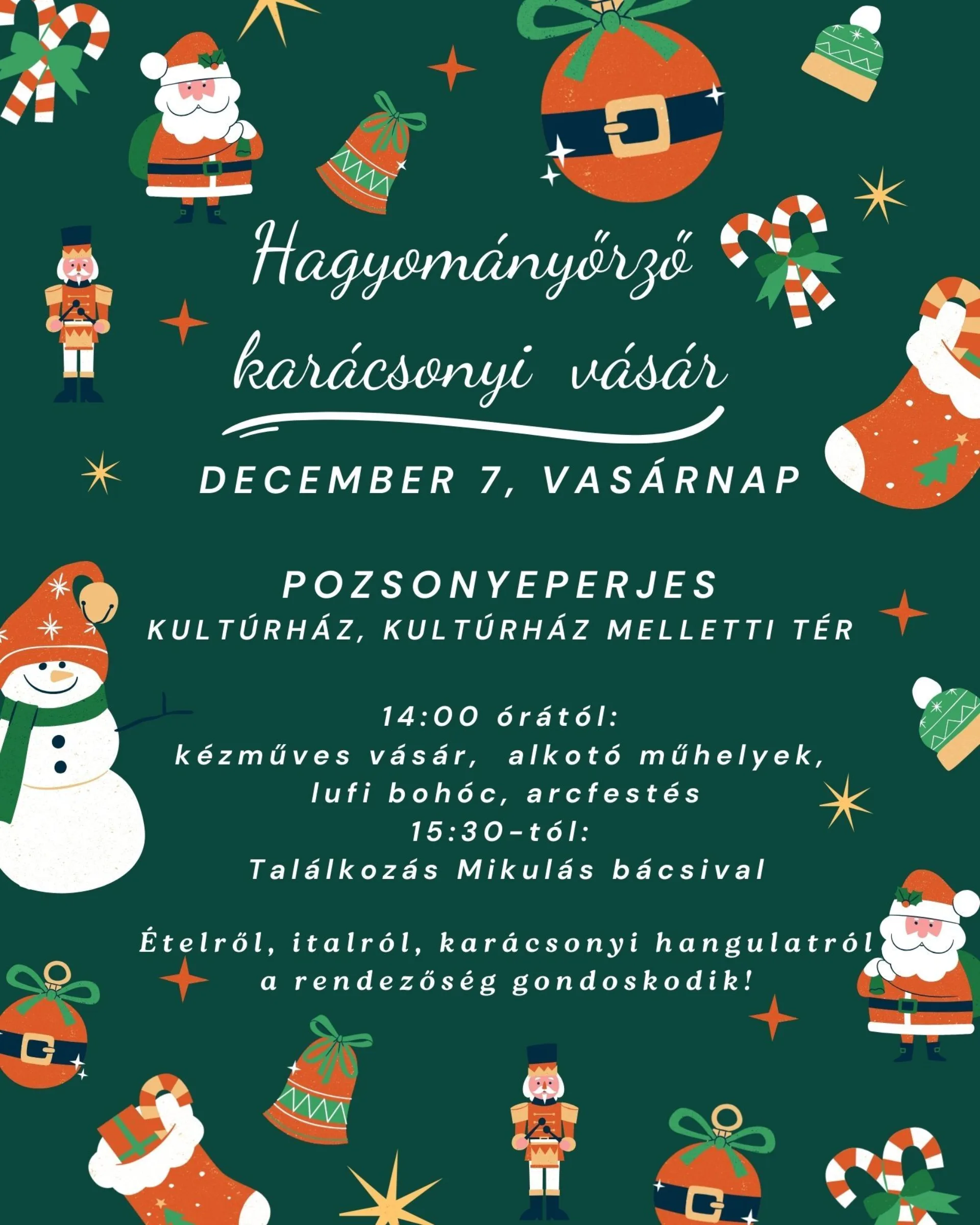 Hagyományőrző karácsonyi vásár