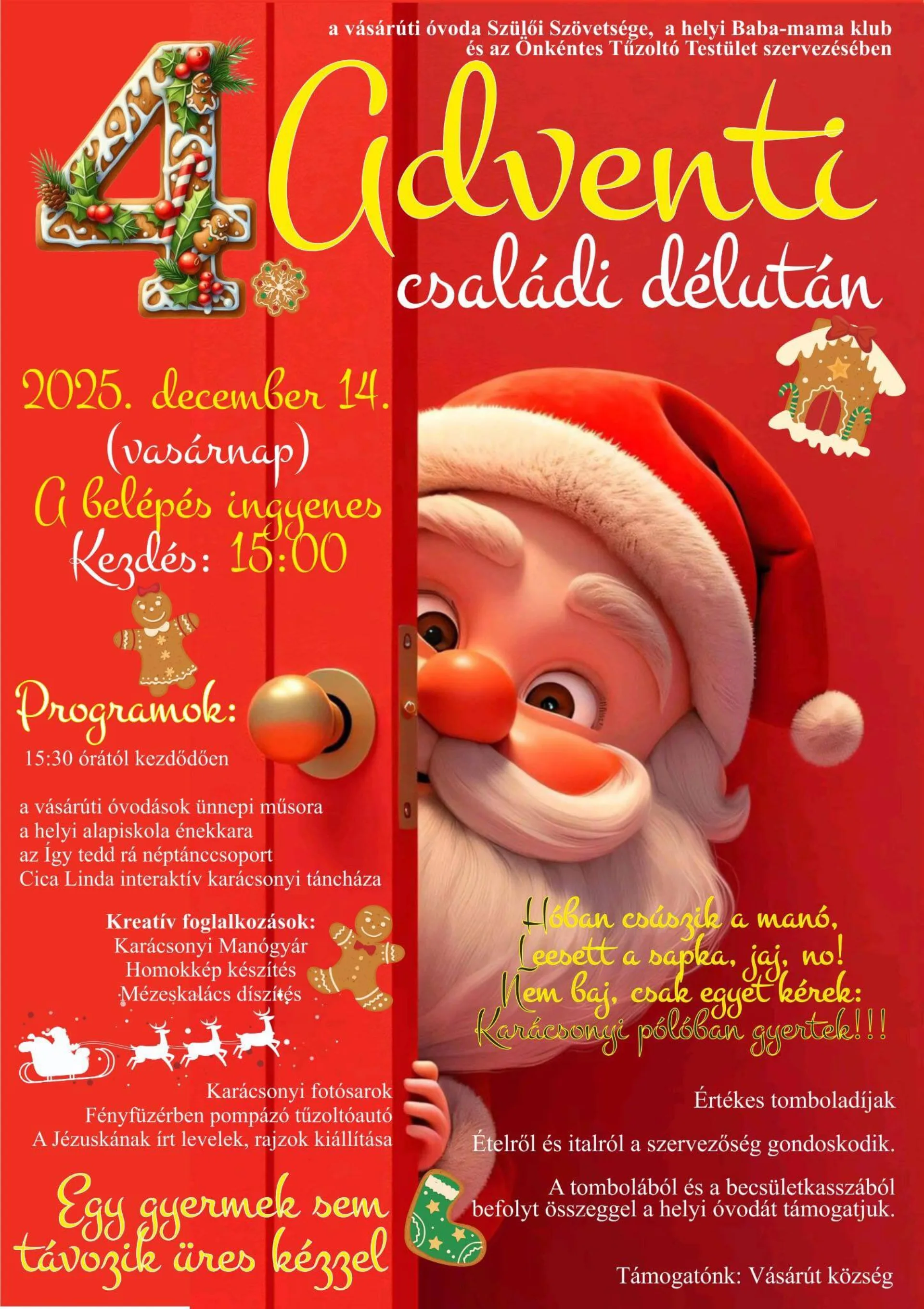 4. Adventi családi délután