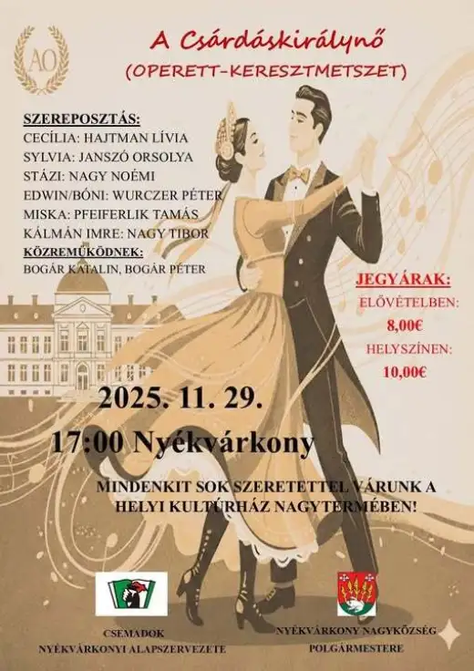 Operett: A csárdáskirálynő