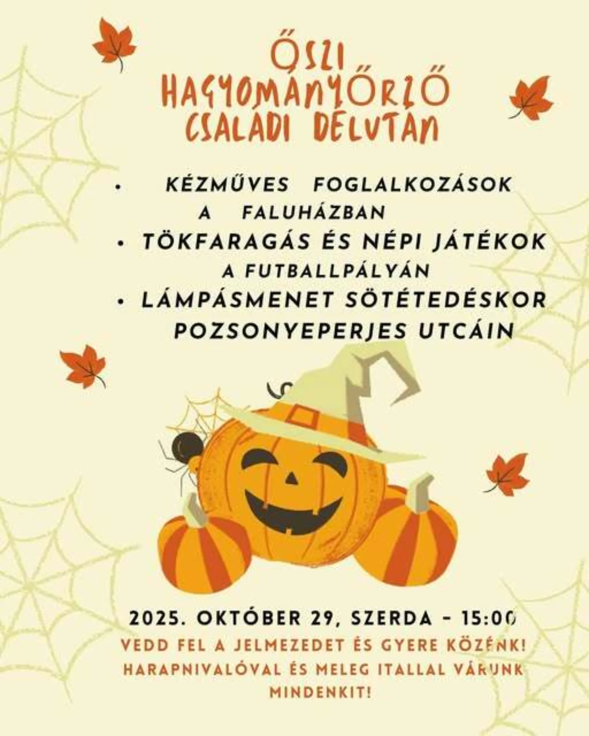 Őszi hagyományőrző délután