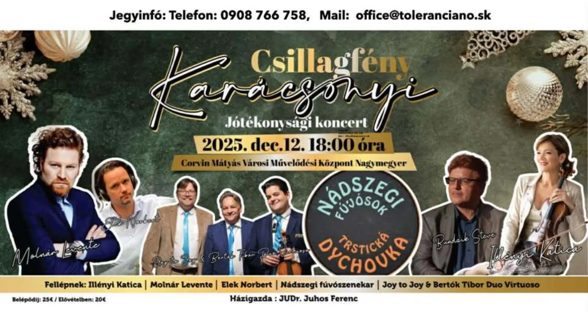 Csillagfény Karácsonyi jótékonysági koncert