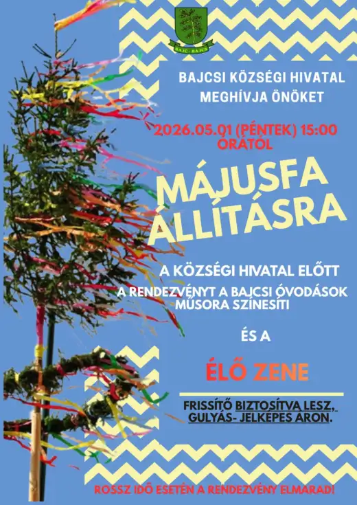Májusfa állítás