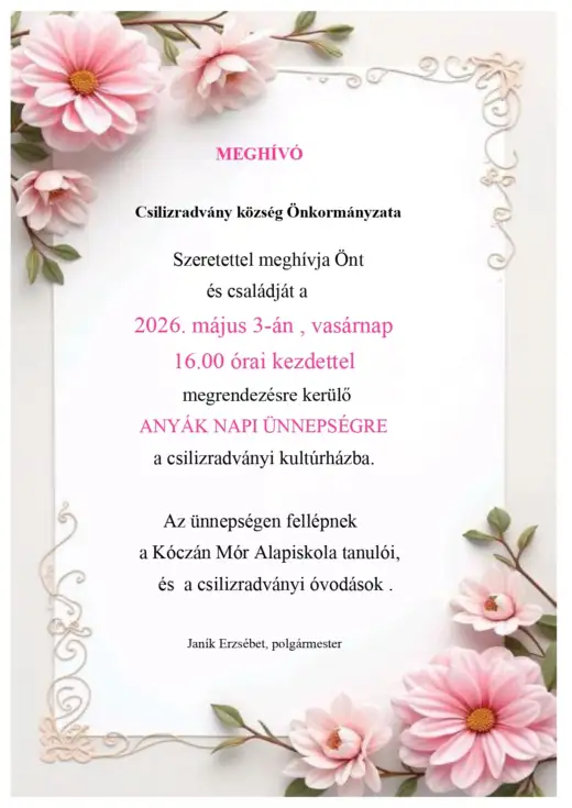 Anyáknapi ünnepség