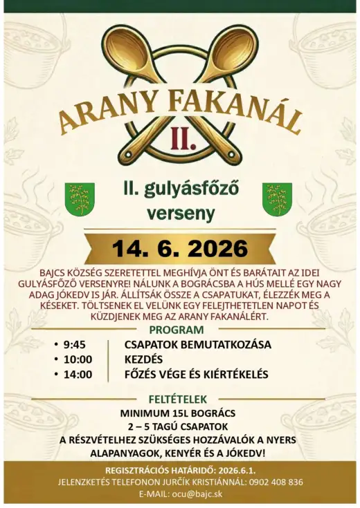 II. Gulyásfőző verseny-Arany fakanál
