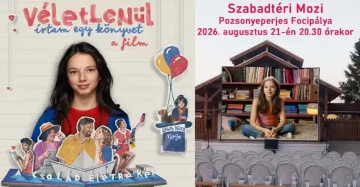 Szabadtéri mozi-Véletlenül írtam egy könyvet