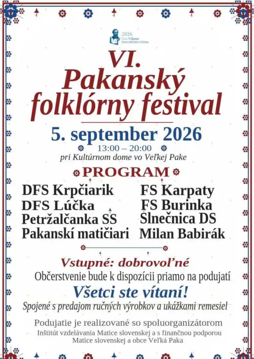 VI. Nagypakai Folklórfesztivál