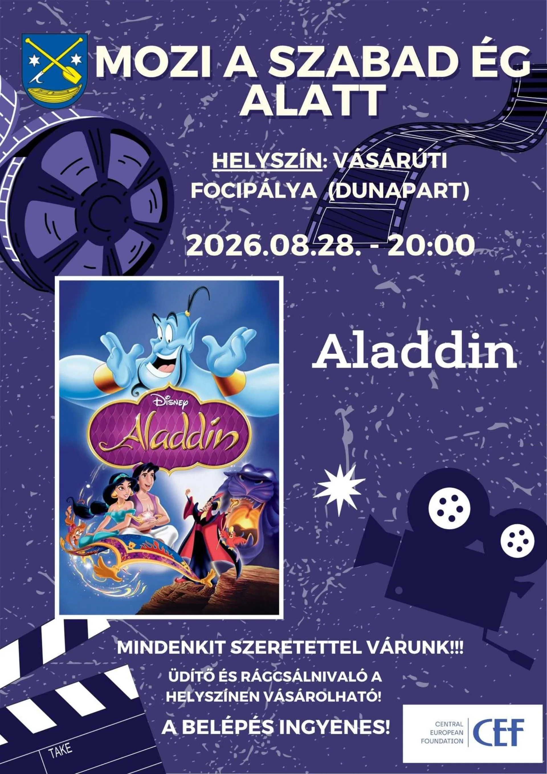 Mozi a szabad ég alatt-Aladdin