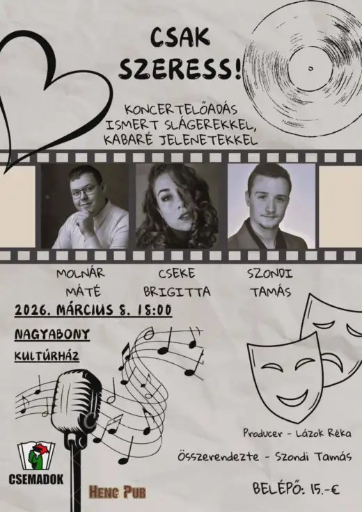 Koncertelőadás-Csak szeress