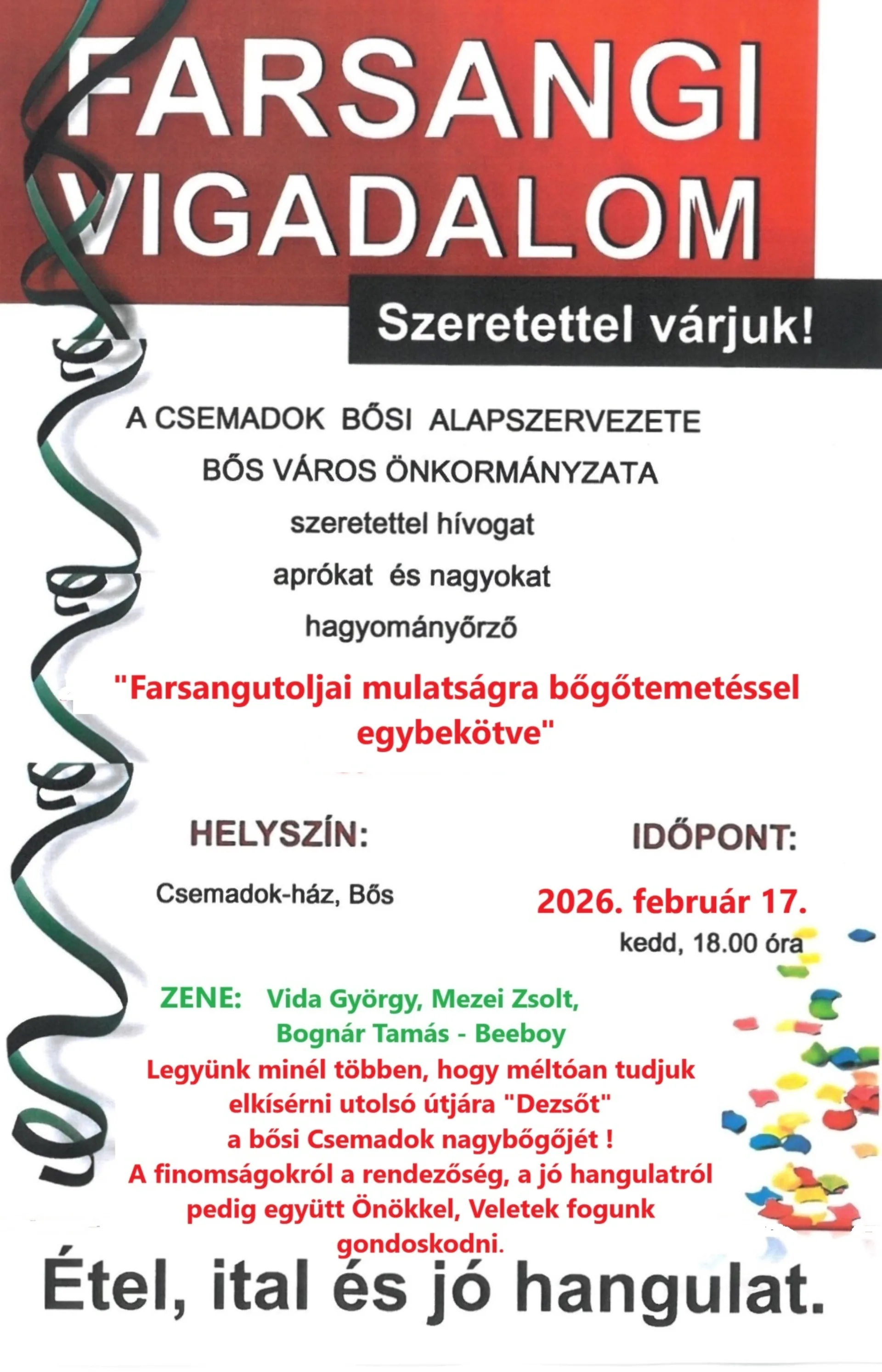 Farsangi vigadalom
