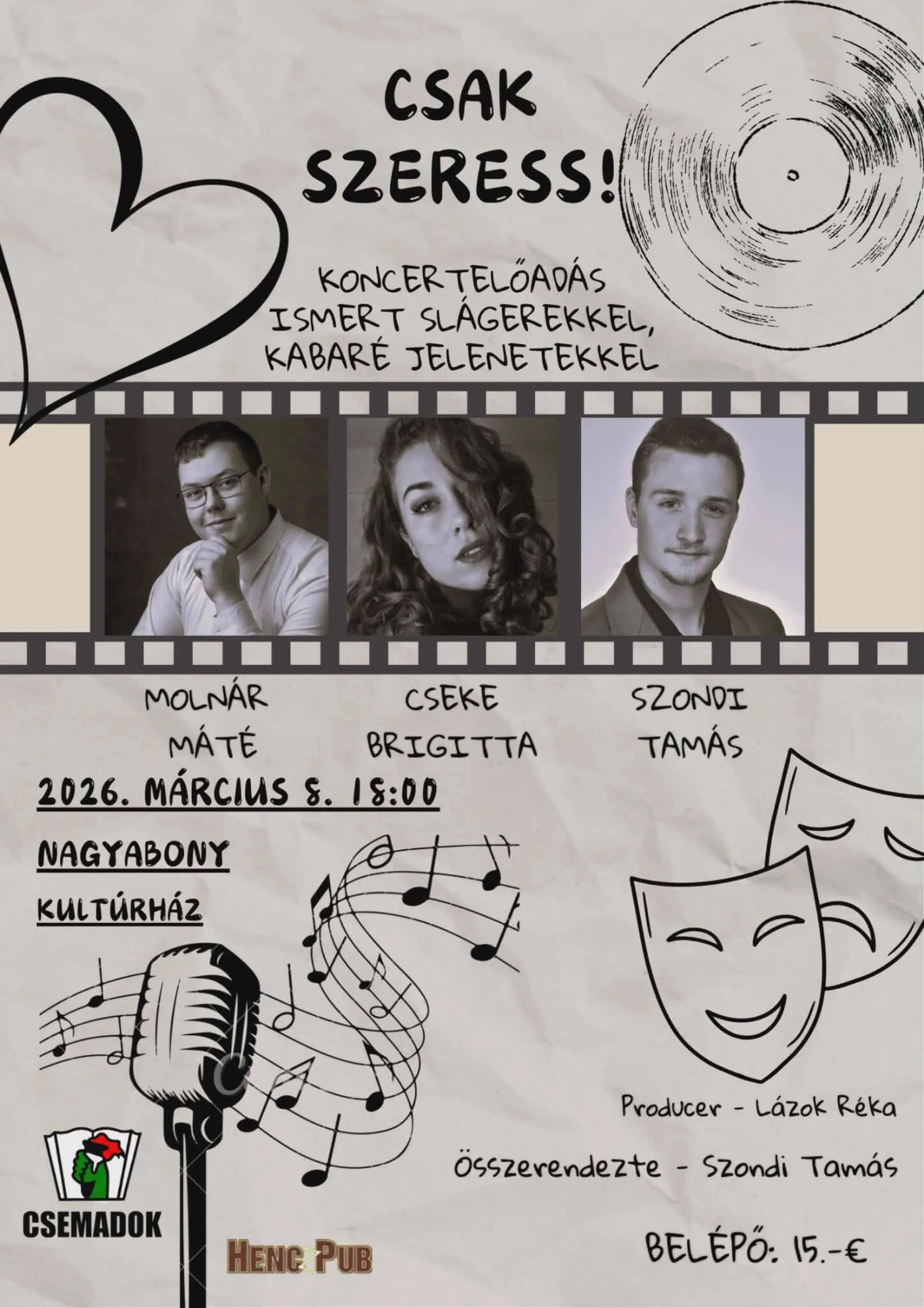 Koncertelőadás-Csak szeress