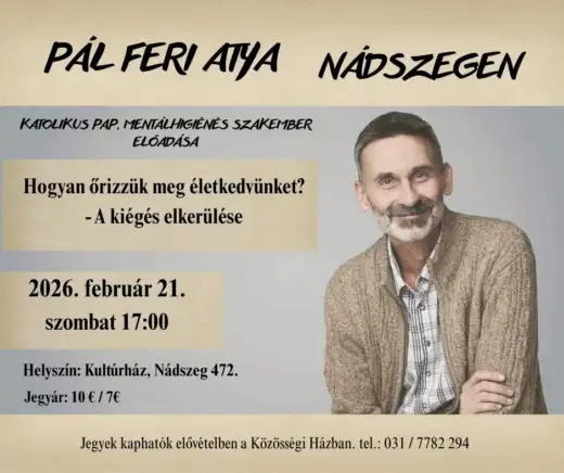 Pál Feri atya előadása