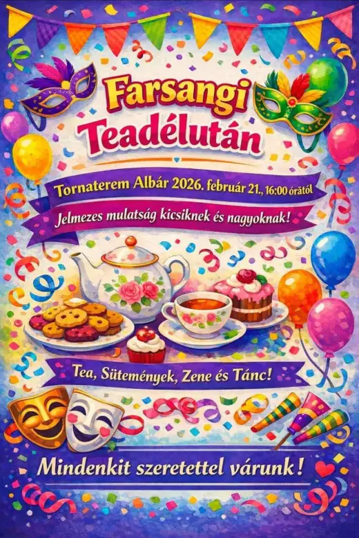 Farsangi teadélután
