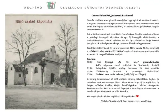 Jótékonysági nap és sütivásár