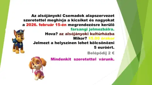 Farsangi jelmezbál
