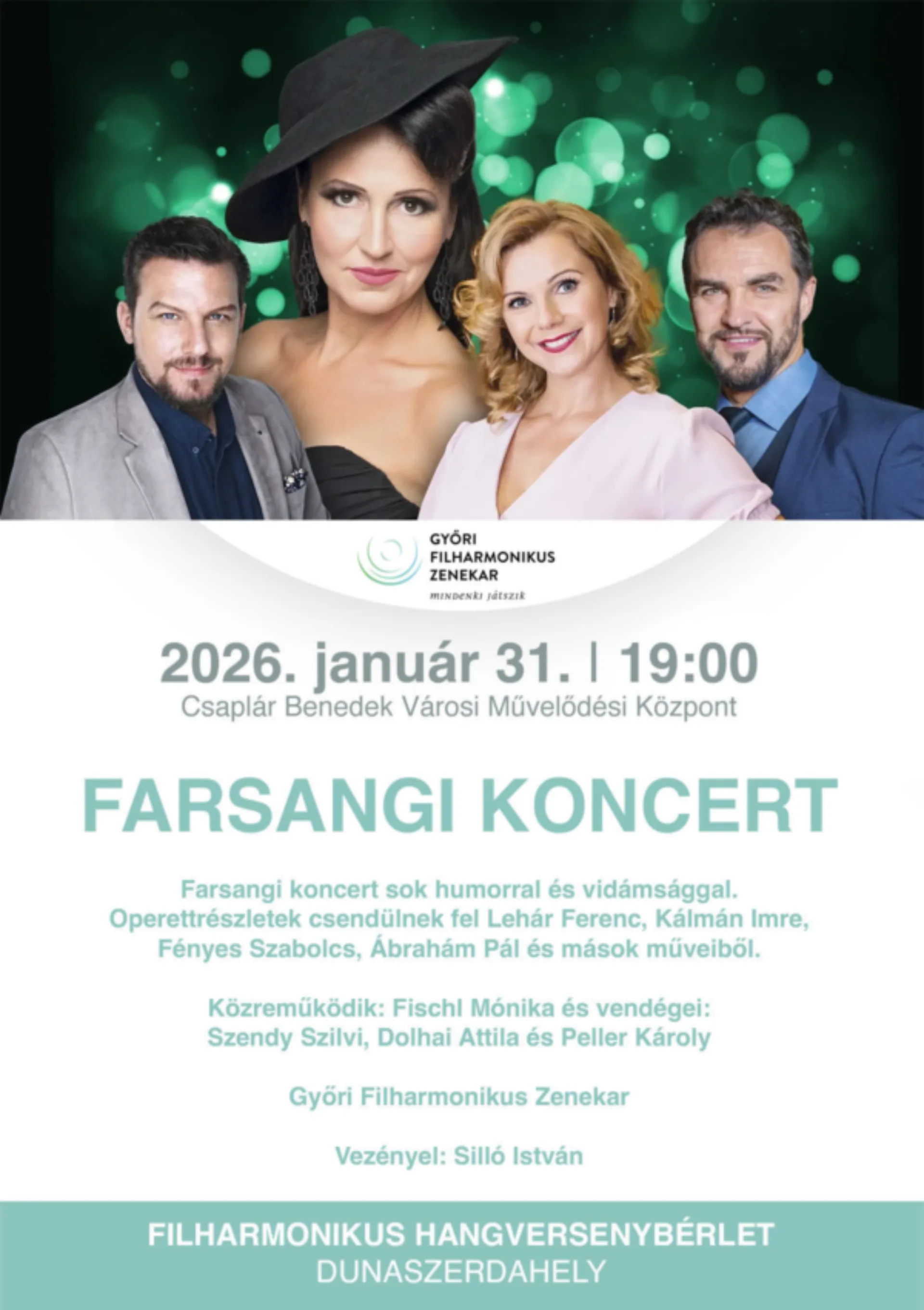 Győri Filharmonikus Zenekar: Farsangi koncert