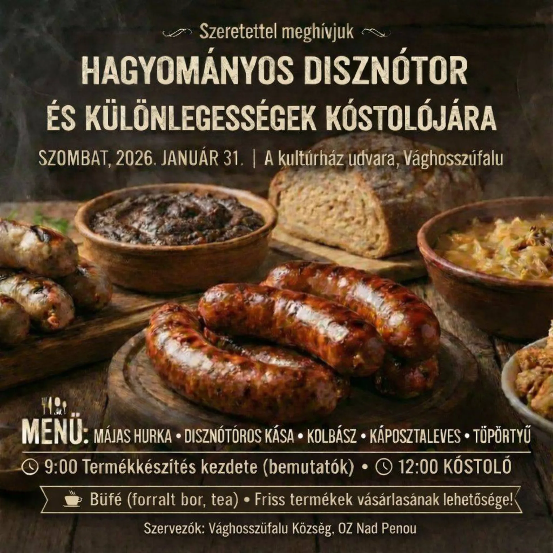 Hagyományos disznótor