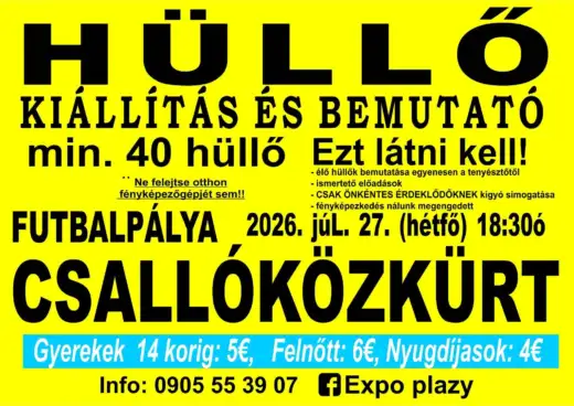 Egzotikus hüllőkiállítás