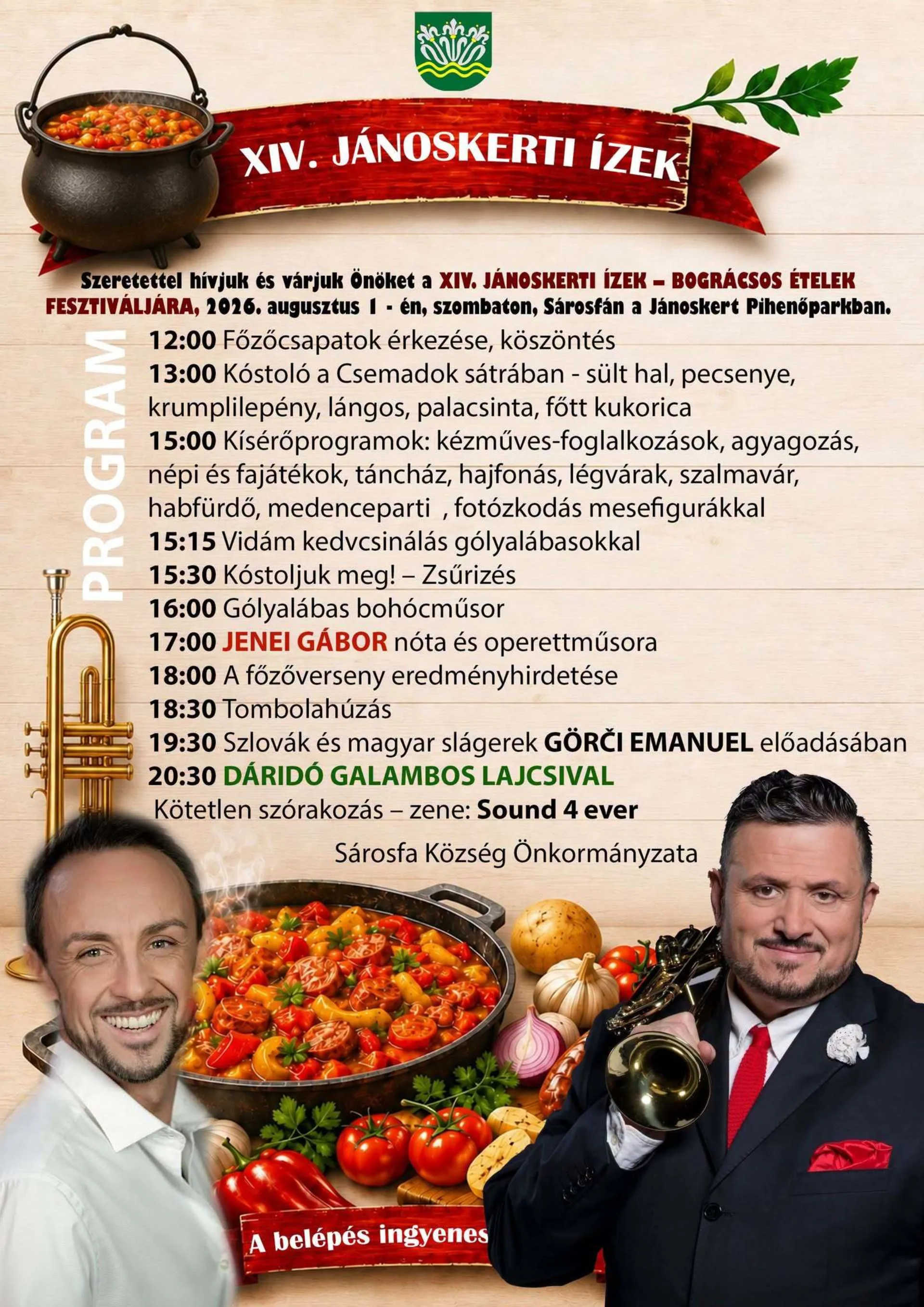 XIV. Jánoskerti Ízek