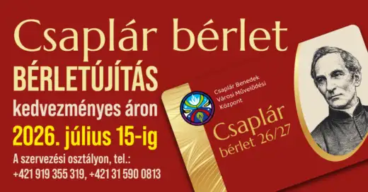 CSAPLÁR bérletújítás a 2026/27-es színházi évadra