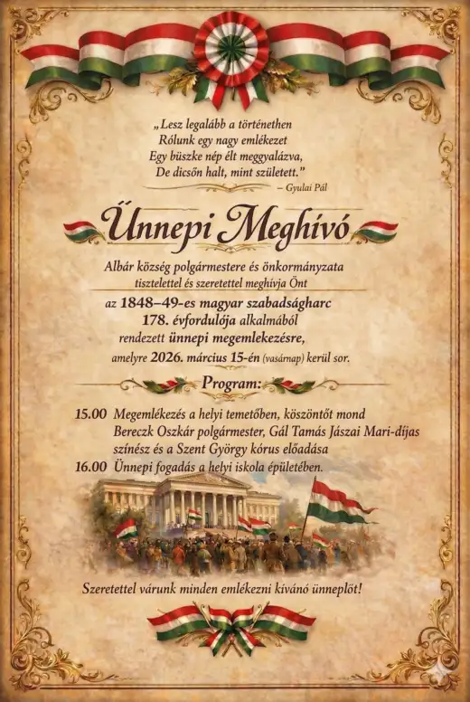 Március 15 ünnepség