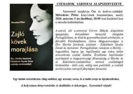 Könyvbemutató-Mészáros Péter