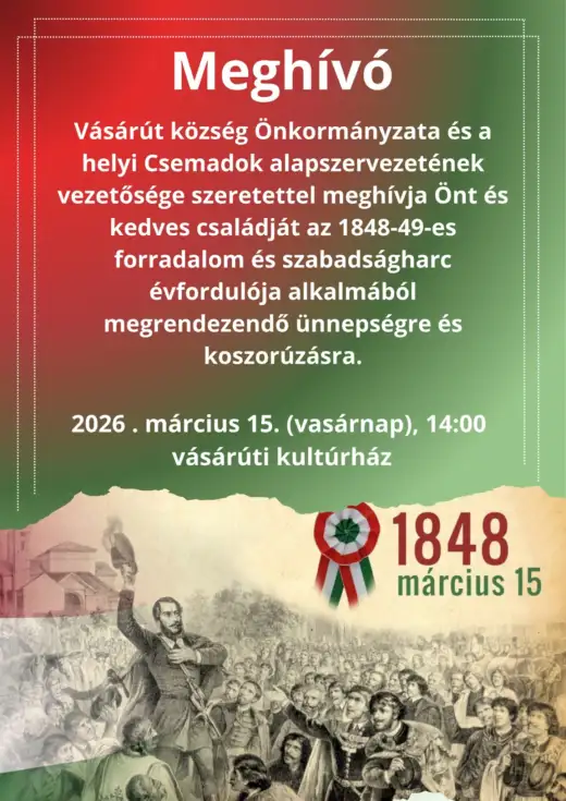 Március 15 ünnepség